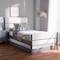 Baxton Studio Nereida Modern White and Grey-Finished Wood Twin Platform Bed 143-7869-7890 - alternate 4